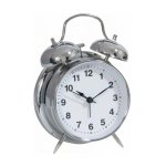 Despertador Technoline 01844 Analógico Aço Inoxidável Bateria AA