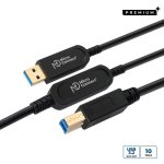 Cable USB Microconnect MC-USB3.0AB30OP 30 m USB 3.2 Gen 2 10 Gbit/s Negro