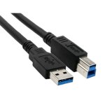 Cable USB Hamlet XCU320ABMM 2 m USB A a USB B 3.2 Gen 1 Negro