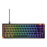 Tastatur CHERRY K5 PRO TMR Compact Magnetisch Hot-Swap RGB QWERTZ Schwarz Orange