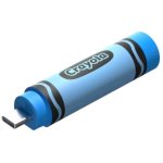 Chiavetta USB SanDisk Crayola 128GB USB-C Blu con cappuccio