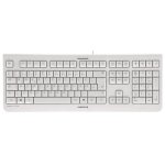 Tastatur CHERRY KC 1000 kabelgebunden vollstaendig leise Tasten USB grau