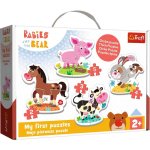 Puzzle Trefl 36127 Animali 6 pezzi Cartone Multicolore Bambini