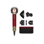 Ionen Föhn Dyson Supersonic Nural 1600W 4 Temperaturstufen 3 Geschwindigkeiten mit Zubehör Gold Rot