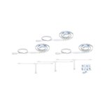 Regleta luminosa Paulmann 71219 Blanco Cobre IP20 Blanco cálido