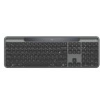 Tastiera Logitech Signature Slim Solar+ K980 wireless AZERTY solare Graphite