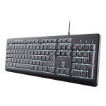 Teclado Trust Primo Beleuchtete completo com fio USB retroiluminado QWERTY italiano