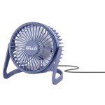 Ventilador Tech Pop Portátil Violeta USB 360°