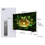 TV TCL QD Mini LED C79K 98C79K 98" 4K Ultra HD 144Hz Smart TV Google TV Dolby Vision HDR10+