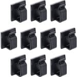 Supporto cavo InLine 59971E Nylon Nero Autoadesivo Confezione 10