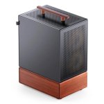 Gehäuse Jonsbo T7 Midi Tower Schwarz Holz ITX Glasfenster