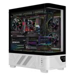 Torre ATX Itek NETRON CURVED Bianca RGB Vetro Temperato Gaming