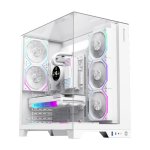 Torre GameMax Infinity Pro WH ATX Bianco Vetro Temperato RGB USB-C