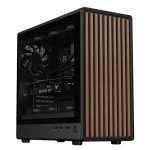 Torre ATX Itek WOODY W2B Legno Finestra Vetro Temperato USB-C