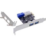 Schnittstellenkarte InLine 76666G PCIe USB 3.2 Gen 2 5 Gbit s