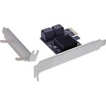 Netzwerkkarte InLine 76617M PCIe 2.0 SATA 6 Gbit/s 4 Ports Hot Swap