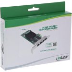 Tarjeta de Red InLine 51127D PCI Express Mini Card 1 Gbit/s 4 RJ45