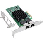 Tarjeta de Red InLine 51125B PCI Express Dual Gigabit Ethernet 2 Portas