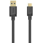 Câble Hama 0,75 m USB A vers USB C 3.2 Gen 1 5 Gbit/s Noir