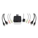 KVM Switch Iogear GCS92HU 2 Port HDMI 4K USB Audio