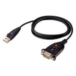 Adaptador USB a RS-232 Aten UC232AF Negro 1.2 m USB tipo A DB-9