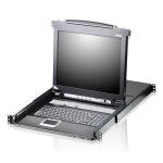 Interruptor KVM Aten CL5708M con pantalla LCD 17" y montaje en rack 1U