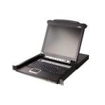 Consola de rack Aten CL5708 LCD 19" switch KVM 8 puertos
