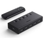 Commutateur HDMI Ugreen 90512 5x1 HDMI 2.0 4K ABS Noir
