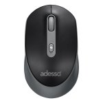Ratón Adesso iMouse A30B RF sans fil 1200DPI Noir Gris Ambidextre CoPilot