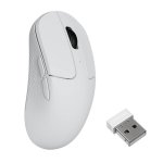 Ratón Keychron M3 Mini RF Wireless Bluetooth USB-C 30000 DPI Blanco 7 Botones