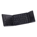 Tastiera InLine 55379B Bluetooth wireless QWERTZ con touchpad compatta