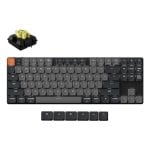 Teclado Keychron K1X-A4 mecánico compacto con switches Keychron Milk y LED blanco