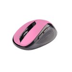Ratón C-Tech WLM-02P inalámbrico 1600 DPI Negro Rosa 6 botones