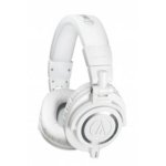 Auriculares Audio-Technica ATH-M50XWH com fio Jack 3,5 mm Monitorização Brancos