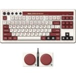 Teclado 8BitDo Retro Mechanical Bluetooth 2.4G USB-C 87 teclas Hot Swappable