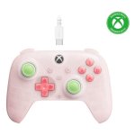 Manette 8BitDo Ultimate Mini Clear Pink filaire Xbox PC LED