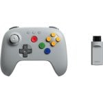 Controller 8BitDo 64 2.4G Wireless Grigio per N64 Analogue 3D Windows