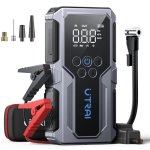 Arrancador De Baterías De Coche Con Compresor De Air,utrai Arrancador De Coches(9l Gasolina O 7.5l Diesel)con 18w Carga Rápida,pinzas De Arranque Forzado,5000a Jump Starter,linterna Led Salida