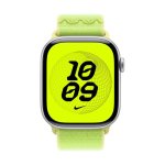 Cinturino Apple Nike Sport Loop Giallo 44-49mm Riflettente Regolabile