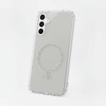 Funda Antiyellow Compatible Con Magsafe Con Brillantes Para Samsung Galaxy S24