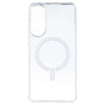 Funda Transparente Logo Compatible Con Magsafe Para Samsung Galaxy S25 Edge