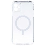Funda para telemóvel Reforçada Antiyellow Transparente Compatível MagSafe para iPhone 11