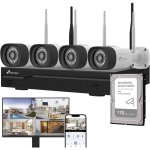 Cámara IP Nivian NV-CAM30-W6 2K Visión Nocturna Exterior Detección IA Audio Bidireccional