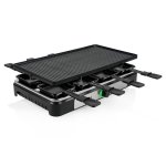 Parrilla de raclette TRISTAR RA-2748 8 personas 1400 W Negro Rectangular 420 x 230 mm Giratorio