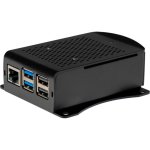 Funda Joy-it RB-AlucaseP5-06B Aluminium Noir pour Raspberry Pi 5