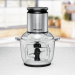 Picadora Rommelsbacher MZ 600 2 L Inox Preto