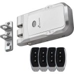 Cerradura inteligente Nivian Cerrojo Invisible Electrónico RF 433 MHz Apertura con mando a distancia y botones táctiles