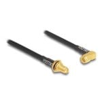 Cable coaxial Delock SMA hembra a macho 90° RG-58 30 cm