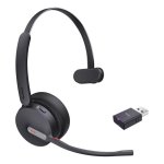 Auriculaires Yealink WH64 Hybrid Mono sans fil Bluetooth pour bureau Teams noirs