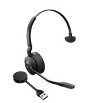 Auriculares Jabra Engage 55 inalámbricos DECT para oficina con micrófono y cancelación de ruido, negro y titanio